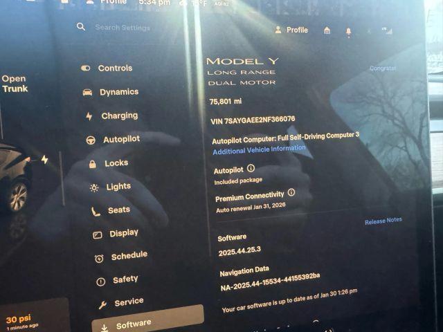 used 2022 Tesla Model Y car, priced at $25,995