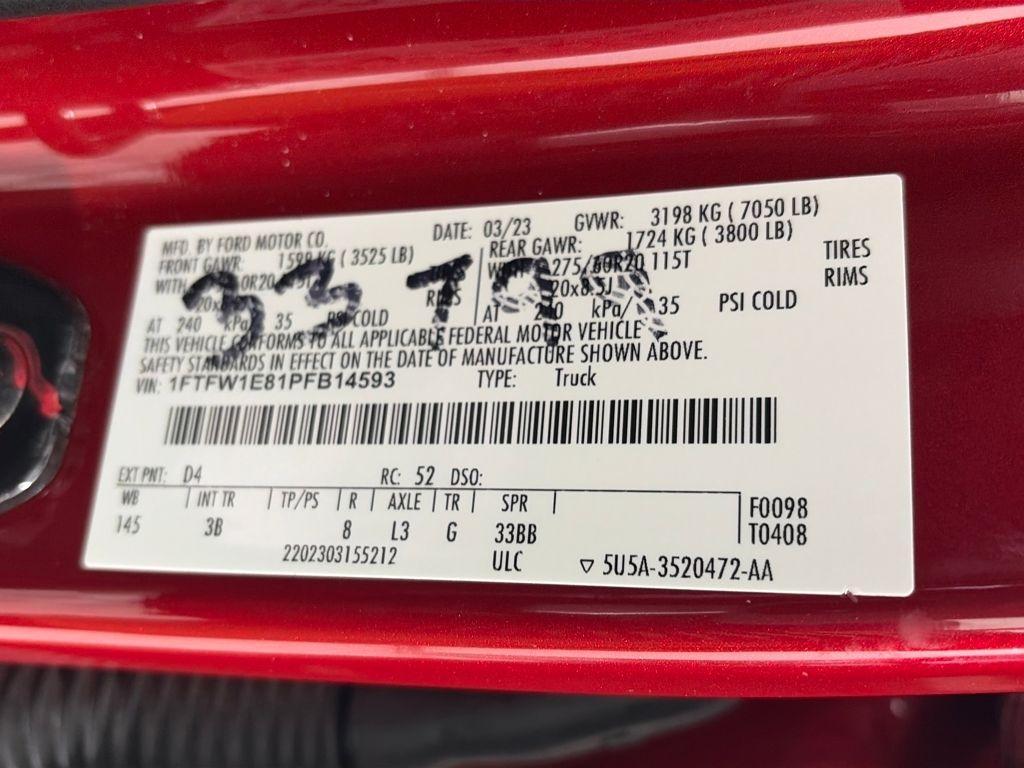 used 2023 Ford F-150 car, priced at $48,791