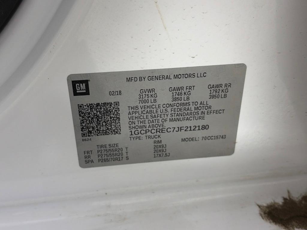 used 2018 Chevrolet Silverado 1500 car, priced at $19,991