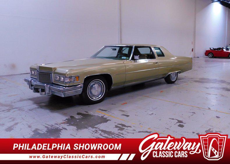 used 1975 Cadillac DeVille car, priced at $10,500