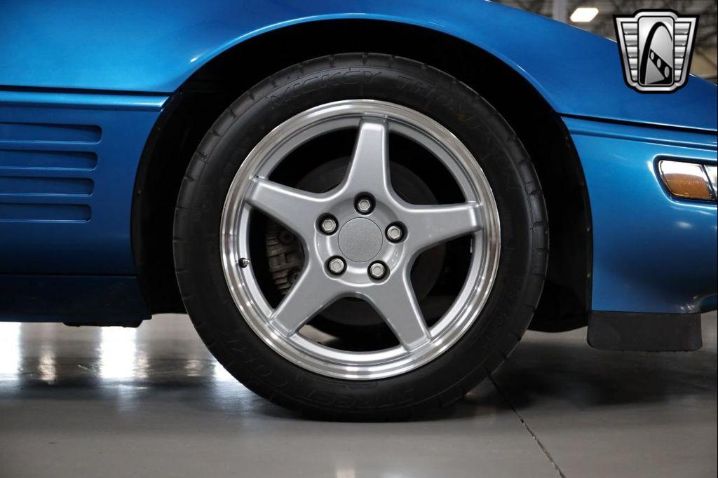 1992 Blue Chevrolet Corvette
