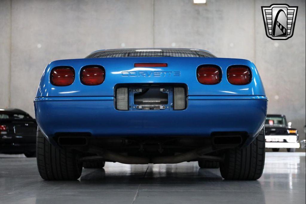 1992 Blue Chevrolet Corvette