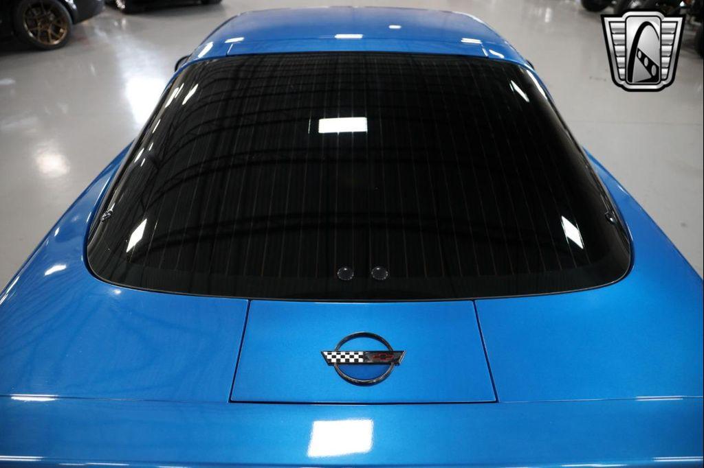 1992 Blue Chevrolet Corvette
