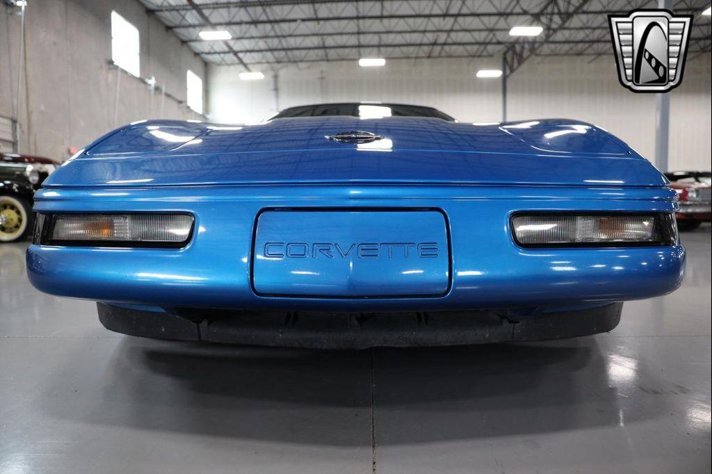 1992 Blue Chevrolet Corvette