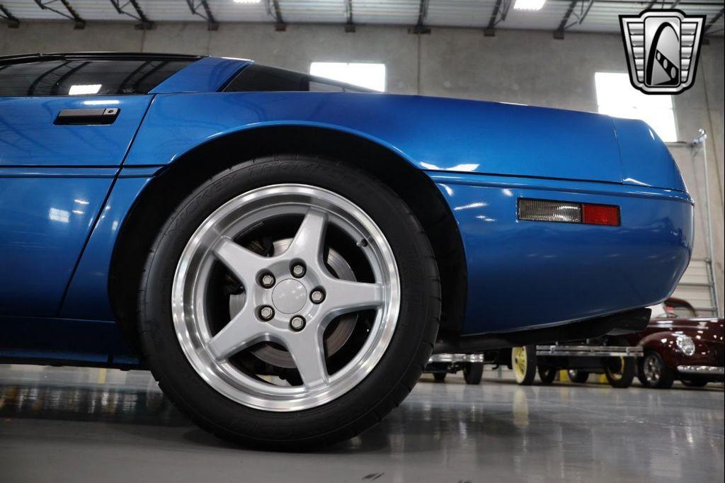 1992 Blue Chevrolet Corvette