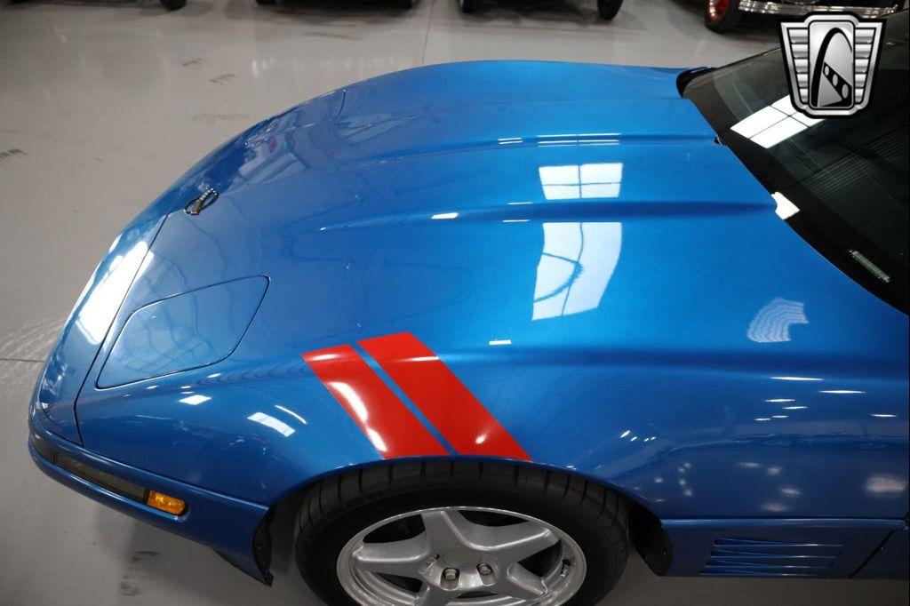 1992 Blue Chevrolet Corvette