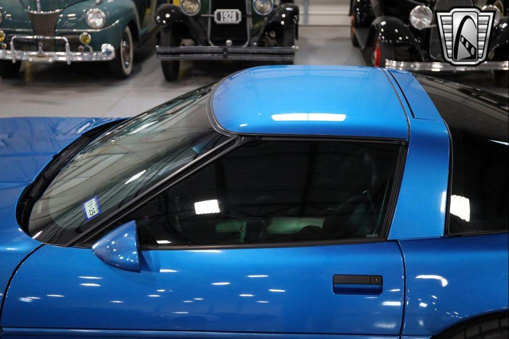 1992 Blue Chevrolet Corvette