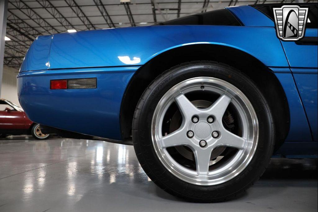 1992 Blue Chevrolet Corvette