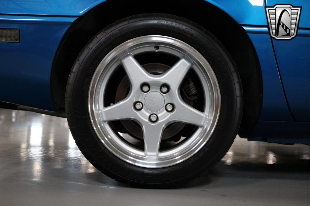 1992 Blue Chevrolet Corvette