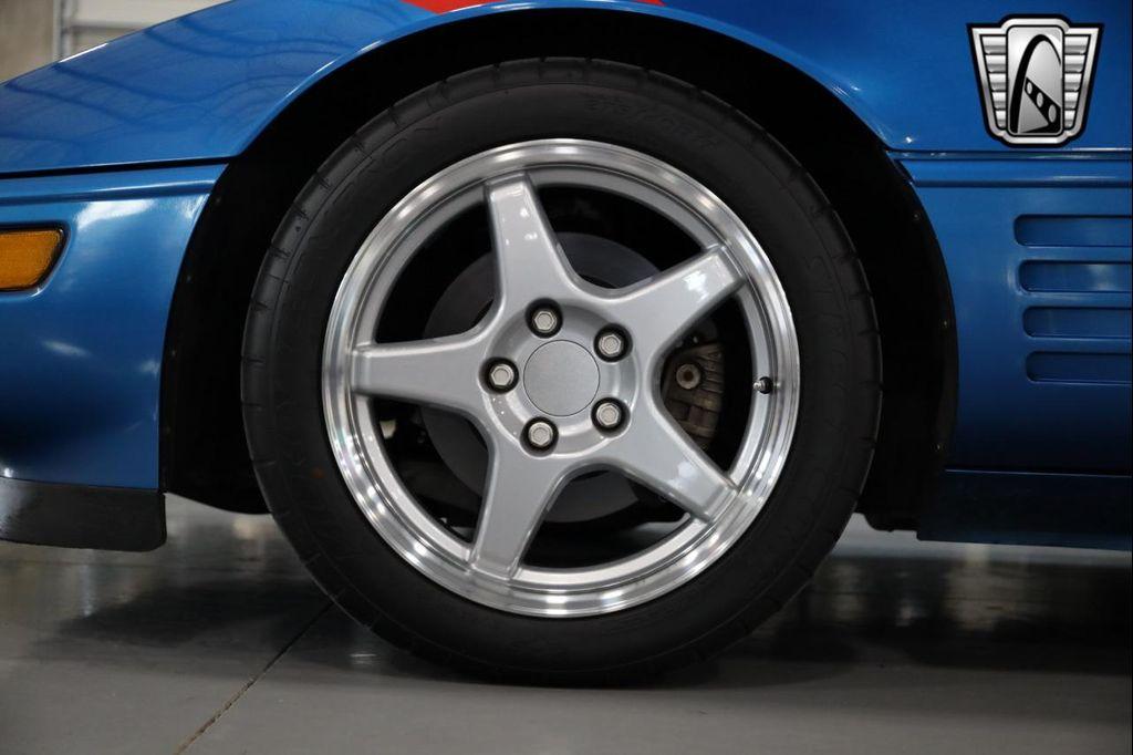 1992 Blue Chevrolet Corvette