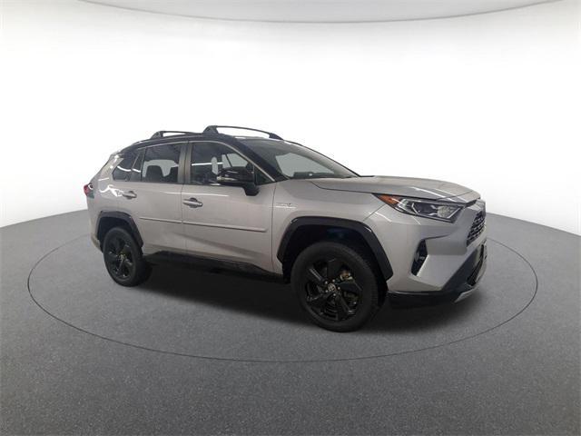 used 2021 Toyota RAV4 Hybrid car, priced at $28,000