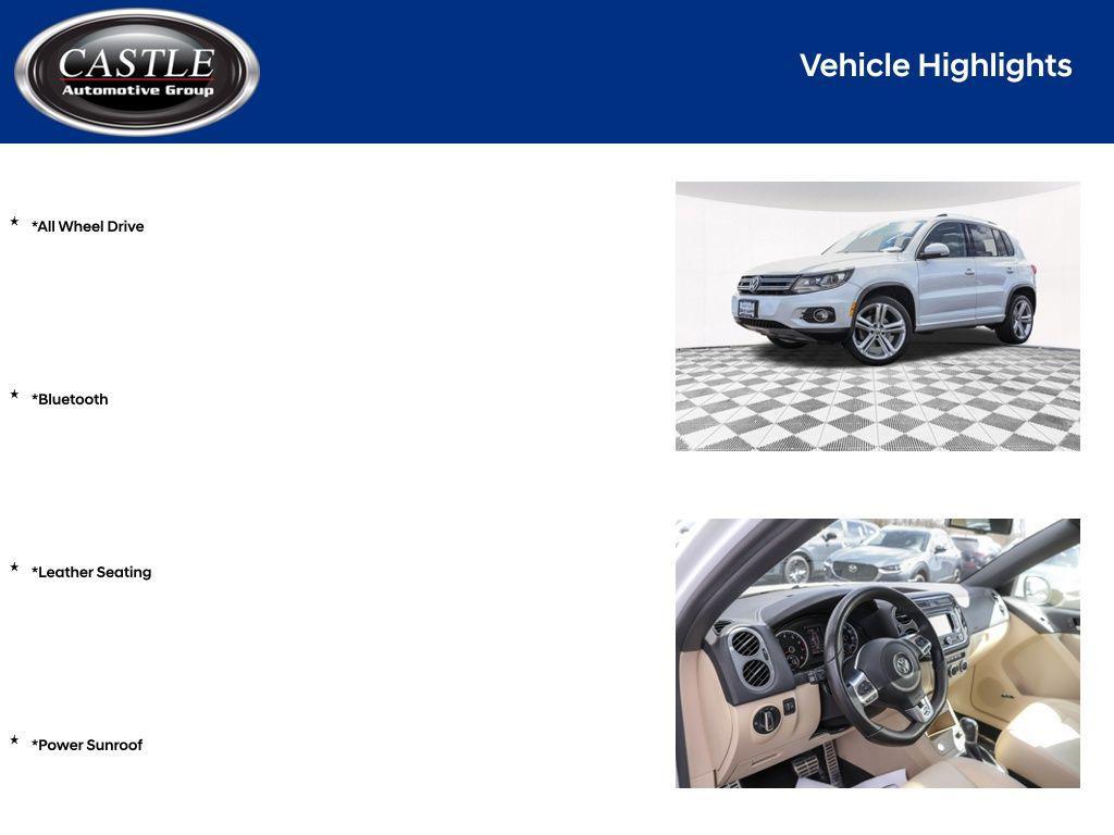 used 2014 Volkswagen Tiguan car, priced at $8,995