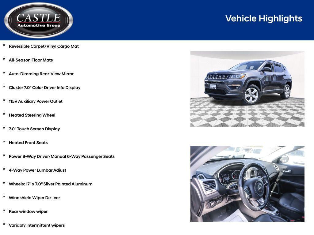used 2018 Jeep Compass car, priced at $11,945