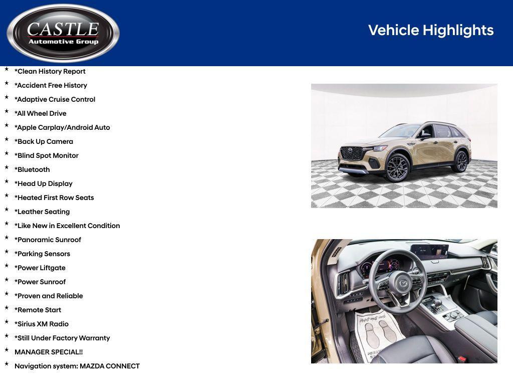 used 2025 Mazda CX-70 PHEV car, priced at $39,305