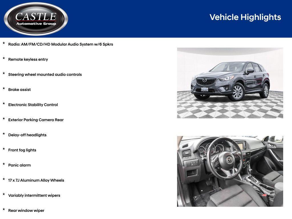 used 2015 Mazda CX-5 car, priced at $12,497
