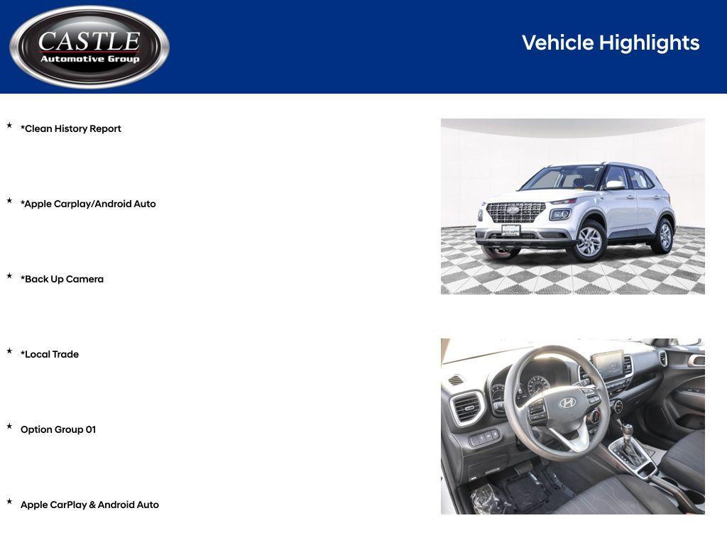 used 2022 Hyundai Venue car, priced at $12,767