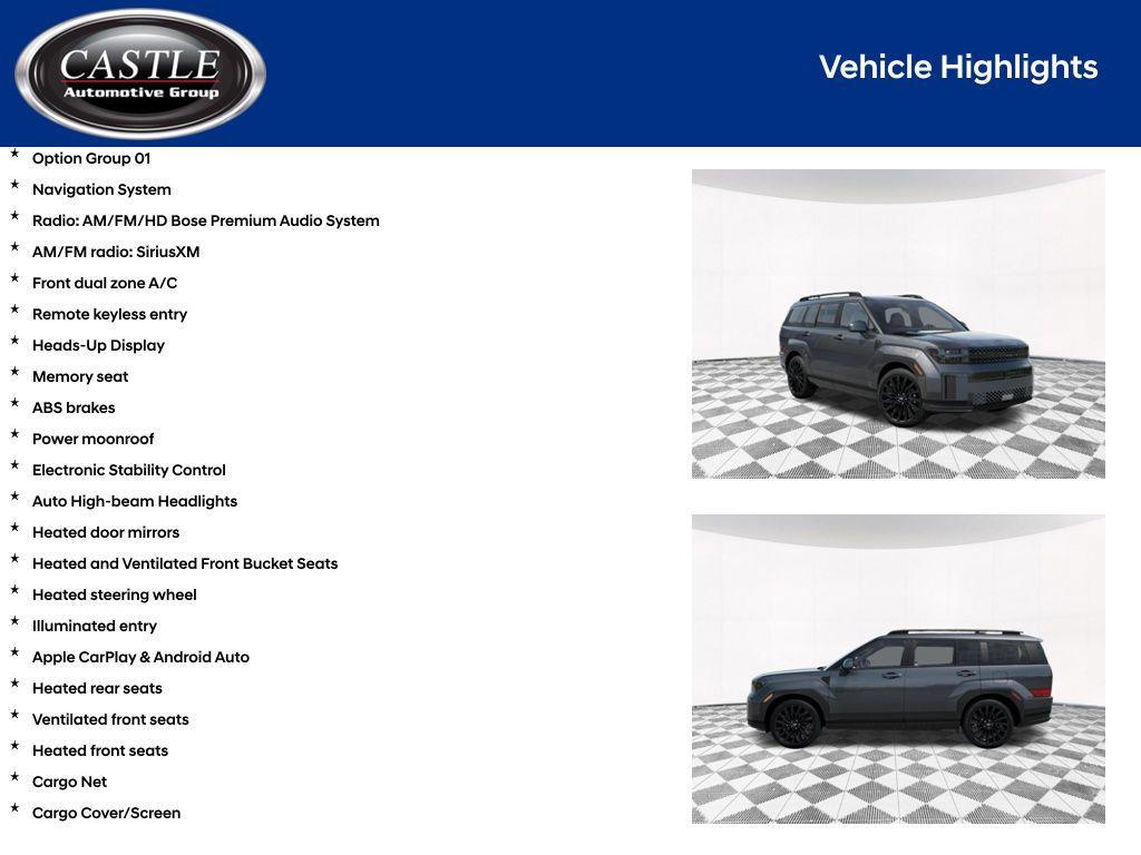 new 2026 Hyundai Santa Fe car, priced at $47,569