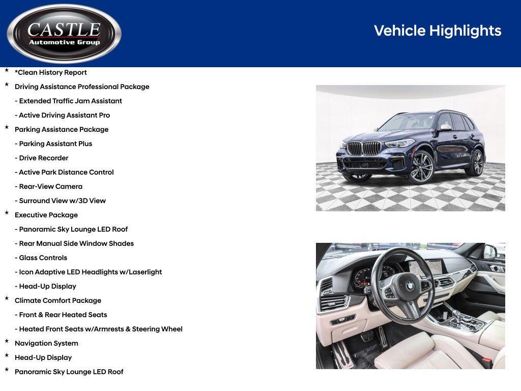 used 2023 BMW X5 car, priced at $56,873