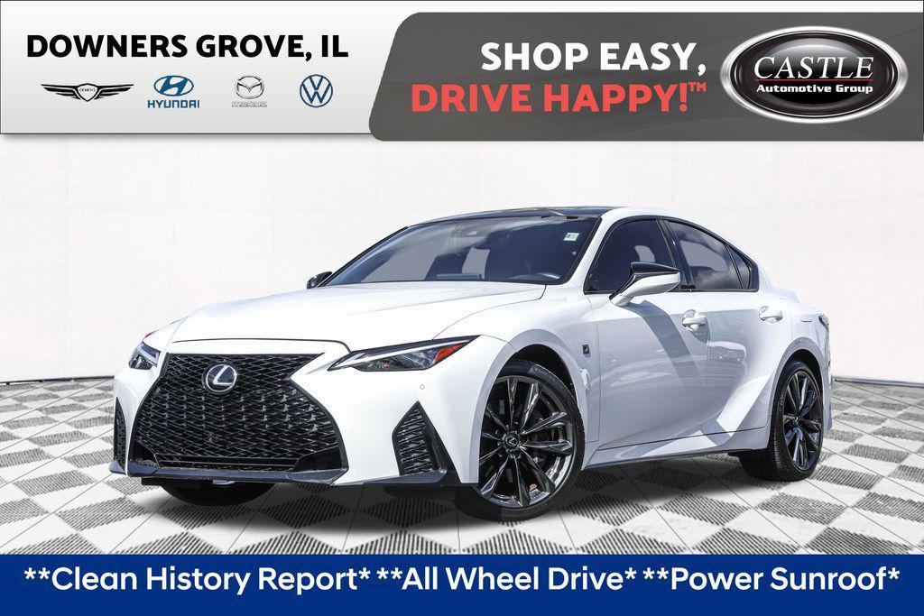 used 2023 Lexus IS 350 car, priced at $47,798