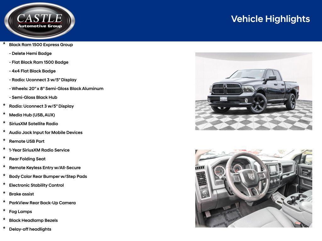 used 2017 Ram 1500 car, priced at $19,708