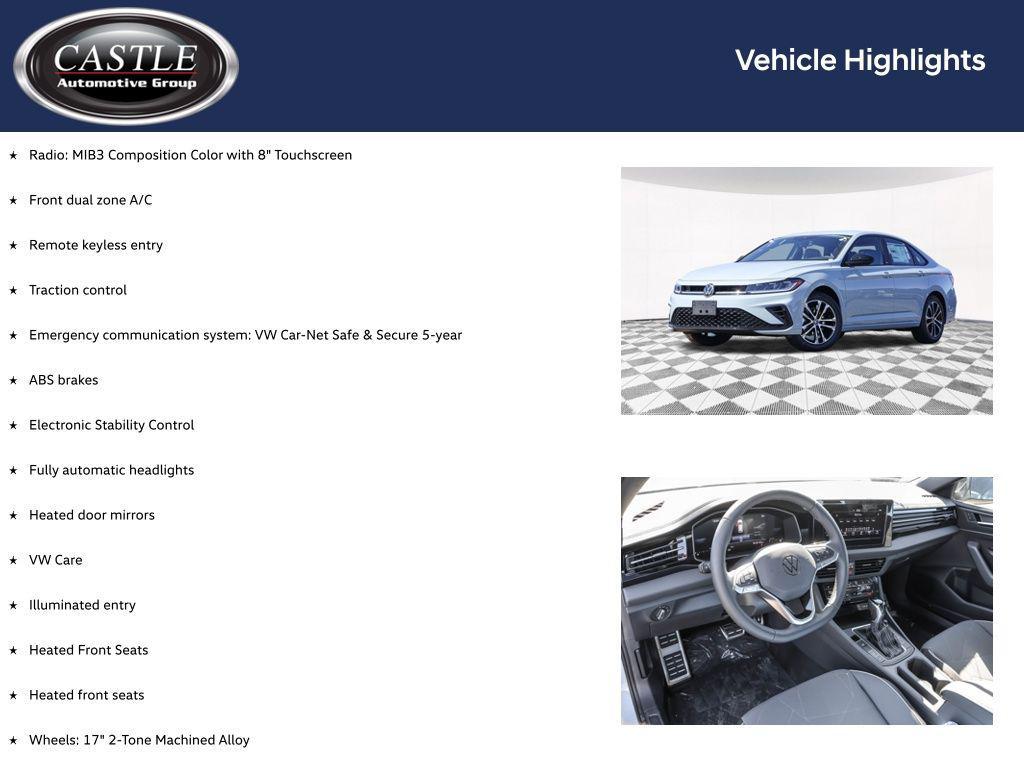 new 2026 Volkswagen Jetta car, priced at $25,546