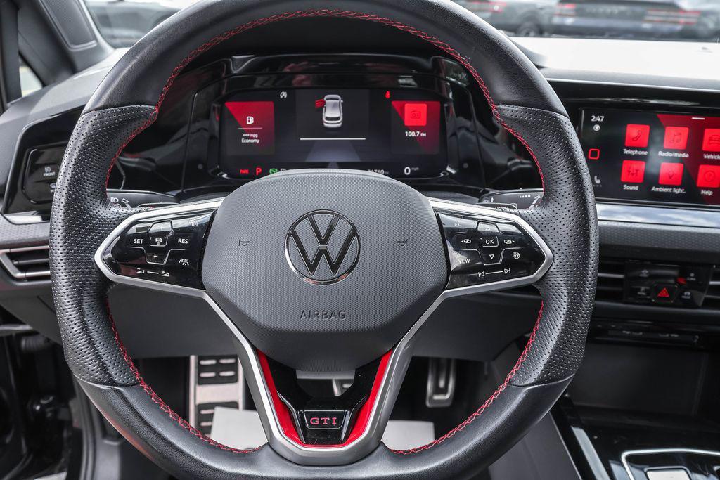 used 2024 Volkswagen Golf GTI car, priced at $27,370