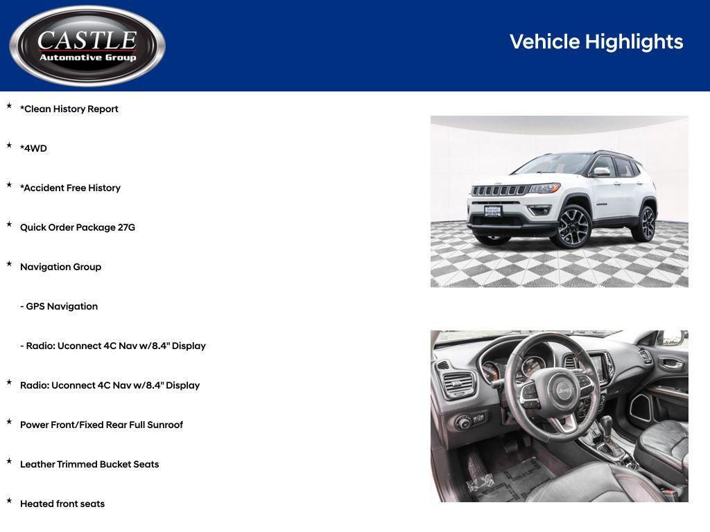 used 2018 Jeep Compass car, priced at $14,749