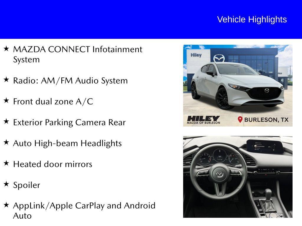 new 2026 Mazda Mazda3 car, priced at $25,306