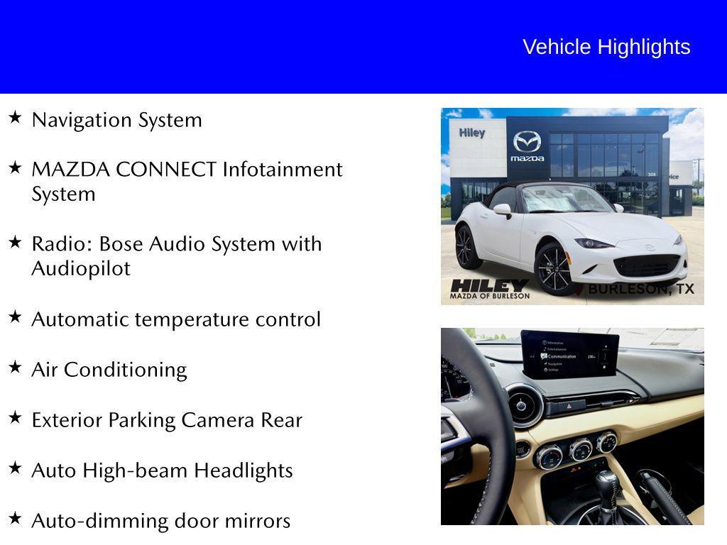 new 2026 Mazda MX-5 Miata car, priced at $36,969