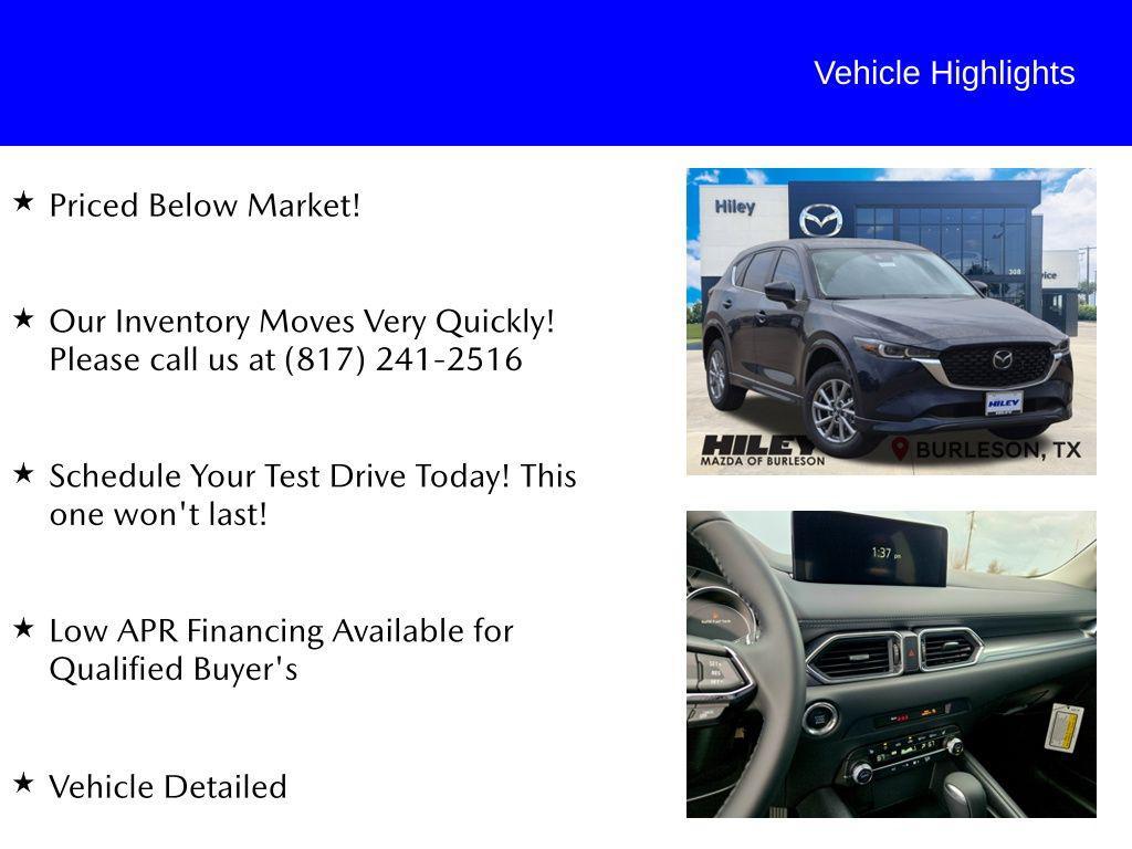 new 2025 Mazda CX-5 car, priced at $29,036