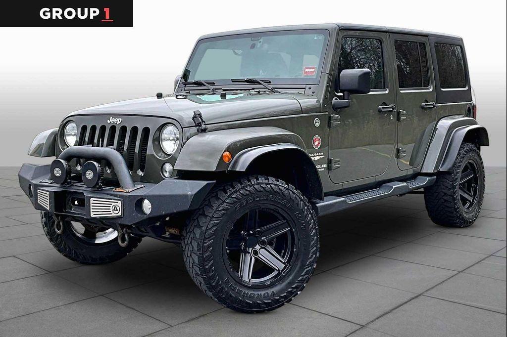 used 2015 Jeep Wrangler Unlimited car, priced at $17,967