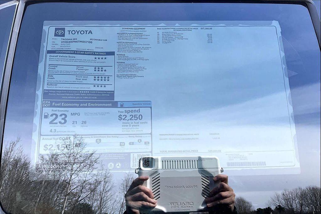 new 2026 Toyota Tacoma car, priced at $38,624