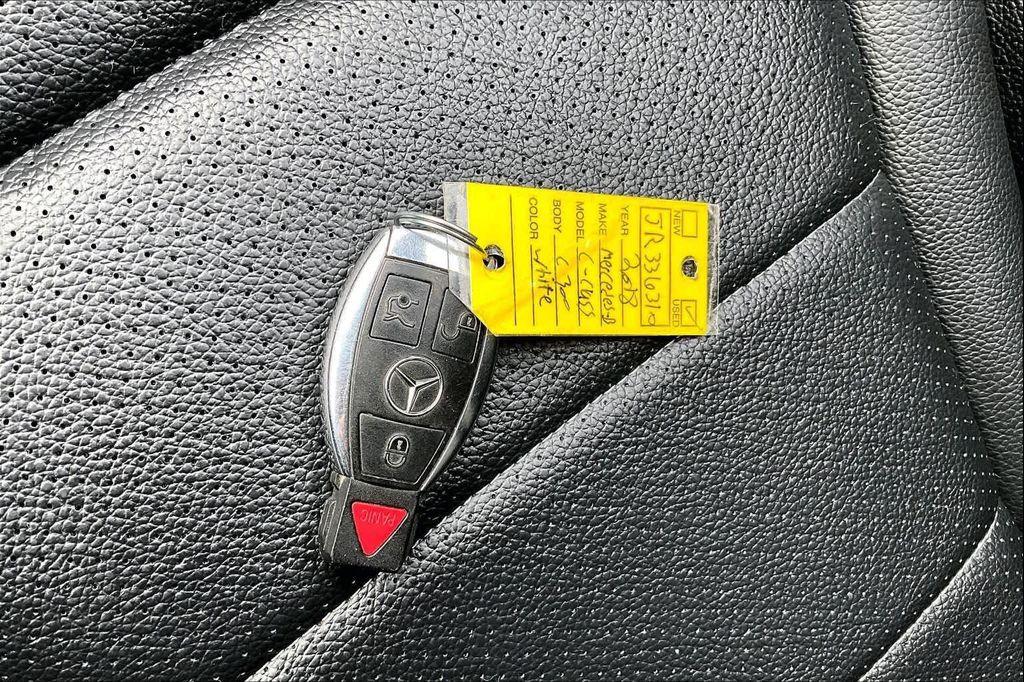 used 2018 Mercedes-Benz C-Class car, priced at $15,933