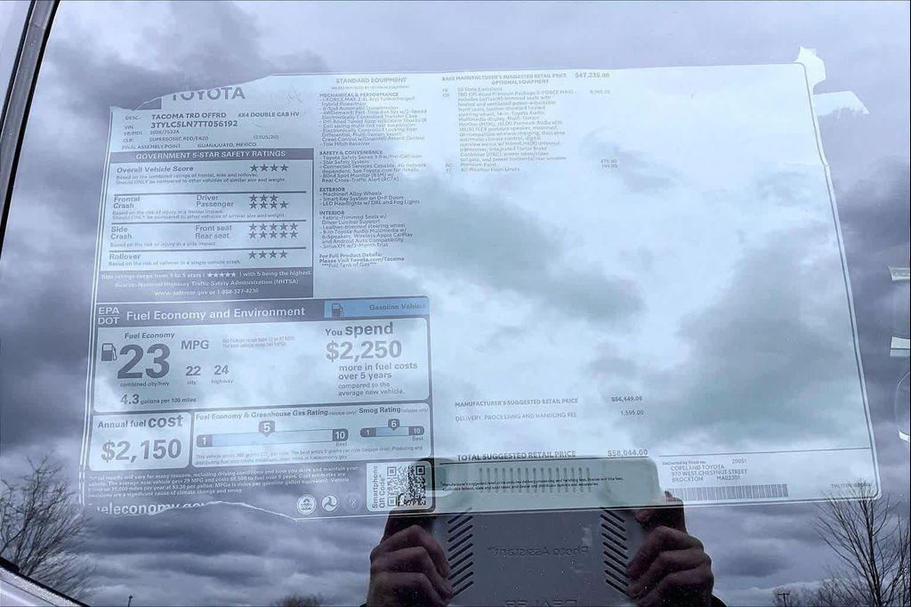 new 2026 Toyota Tacoma Hybrid car, priced at $54,293