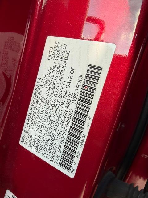 used 2023 Honda Ridgeline car, priced at $30,852