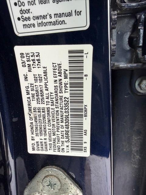 used 2009 Honda CR-V car, priced at $8,000