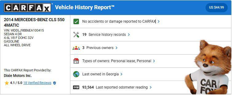 used 2014 Mercedes-Benz CLS-Class car, priced at $19,995