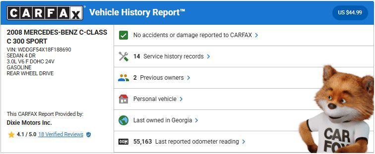 used 2008 Mercedes-Benz C-Class car, priced at $13,995