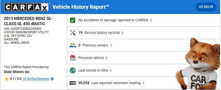 used 2013 Mercedes-Benz GL-Class car, priced at $14,995