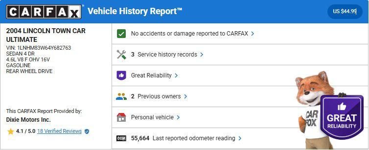 used 2004 Lincoln Town Car car, priced at $15,995