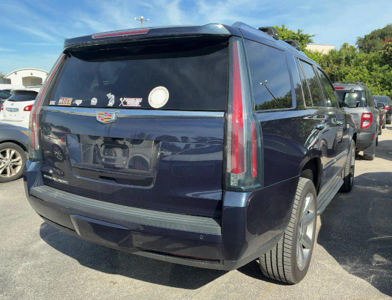 2019 Dark Adriatic Blue Metallic Cadillac Escalade