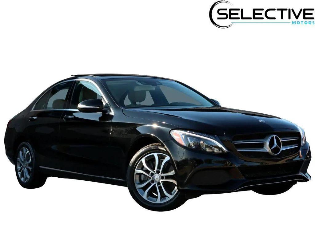 used 2015 Mercedes-Benz C-Class car, priced at $16,300