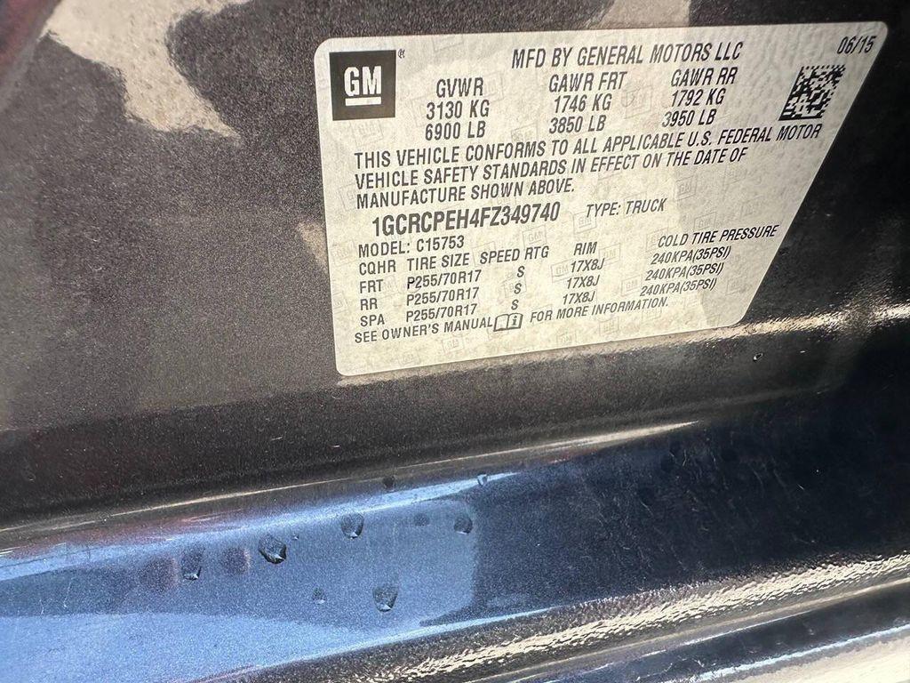 used 2015 Chevrolet Silverado 1500 car, priced at $17,495