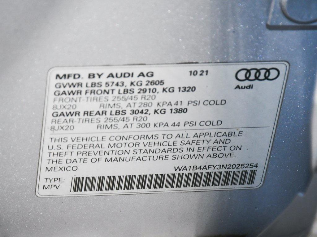 used 2022 Audi SQ5 car, priced at $26,990