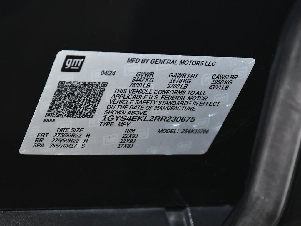 used 2024 Cadillac Escalade car, priced at $71,490