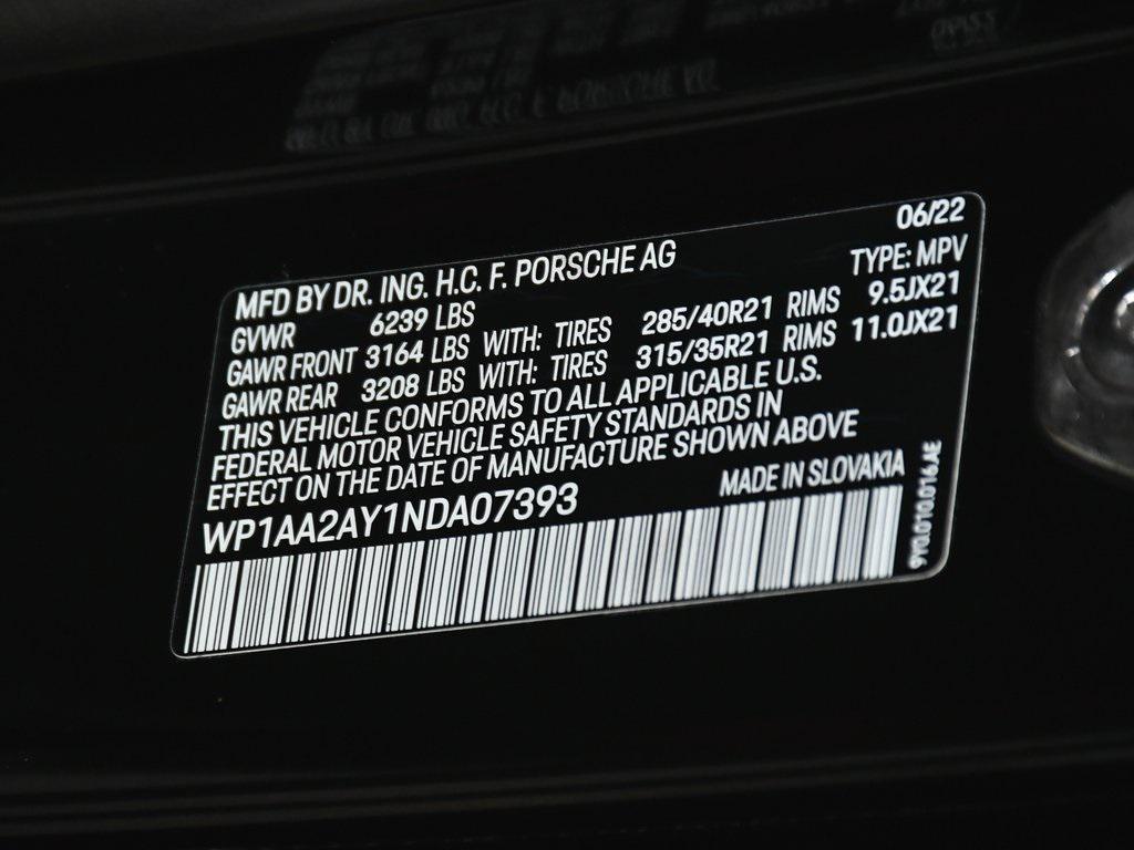 used 2022 Porsche Cayenne car, priced at $54,990