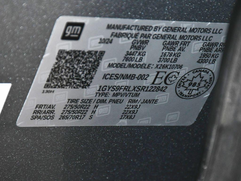 used 2025 Cadillac Escalade car, priced at $103,490