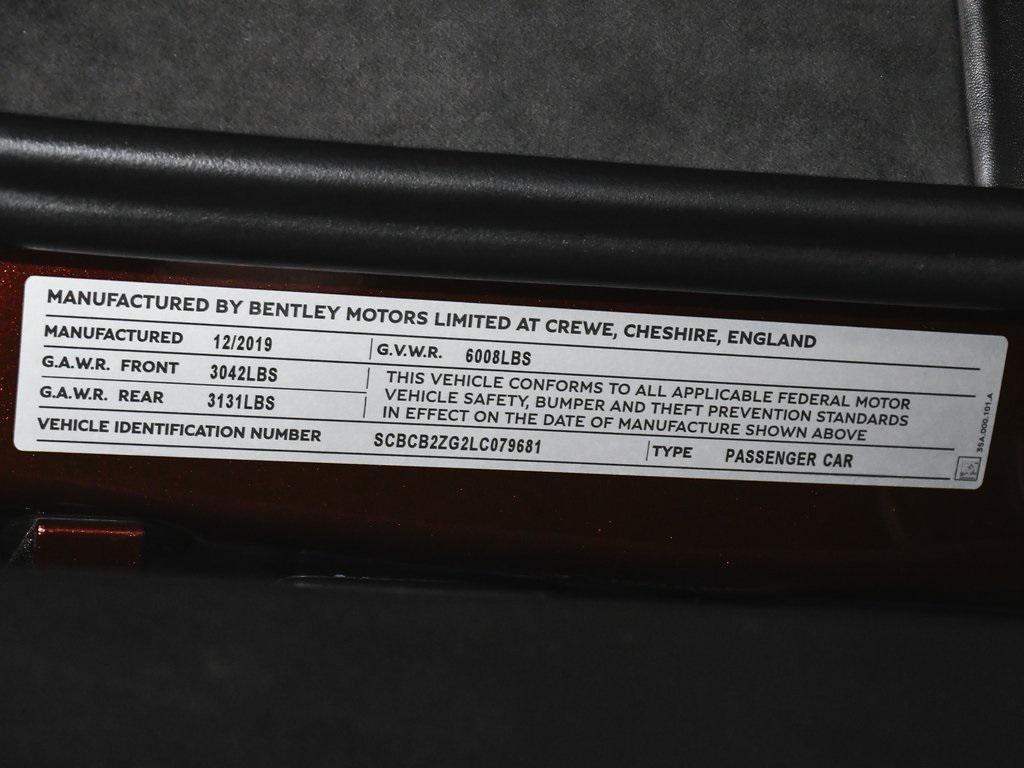 used 2020 Bentley Continental GT car, priced at $125,990