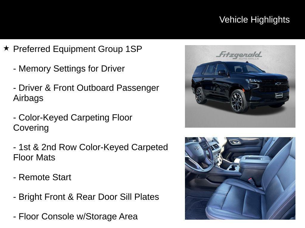 used 2023 Chevrolet Tahoe car, priced at $60,995
