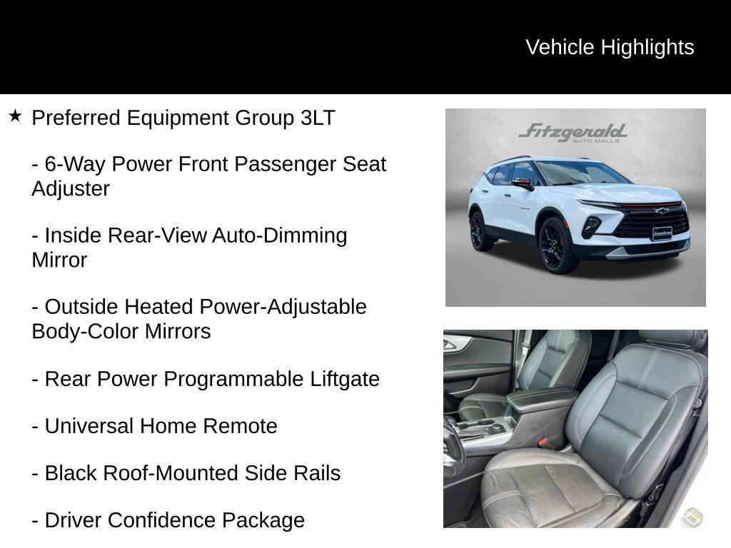 used 2024 Chevrolet Blazer car, priced at $33,394